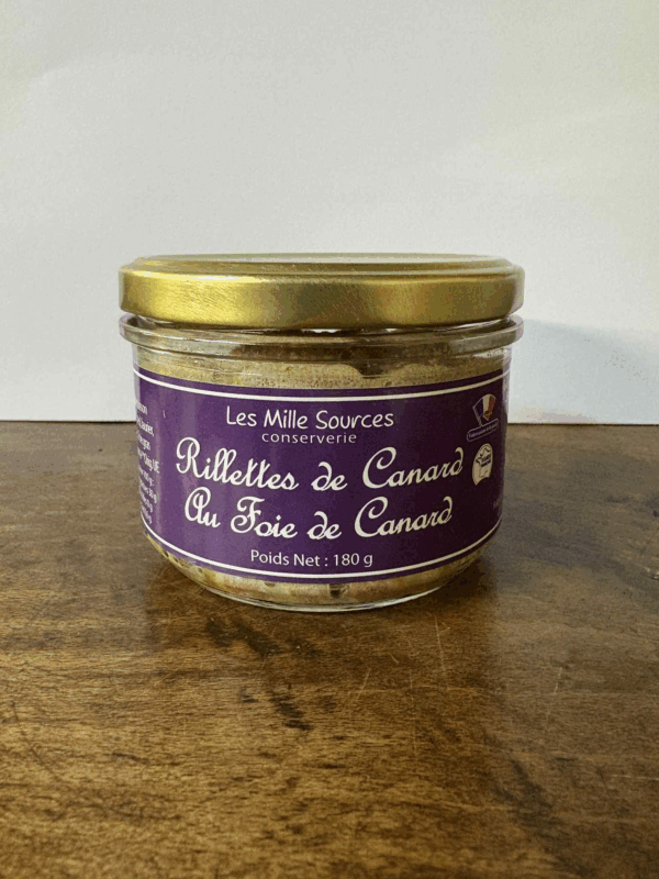 Rillettes de canard au foie gras de Canard 🇫🇷