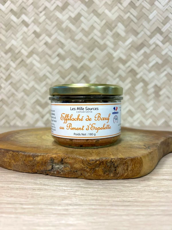 Effiloché de boeuf au piment d'espelette 🇫🇷 - 1406