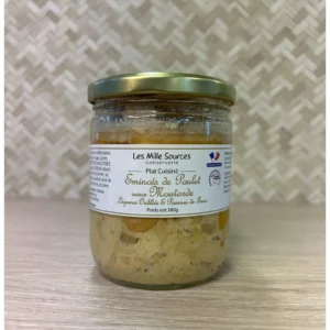 Émincés de poulet sauce moutarde légumes oubliés et pomme de terre 🇫🇷 - 1 pers