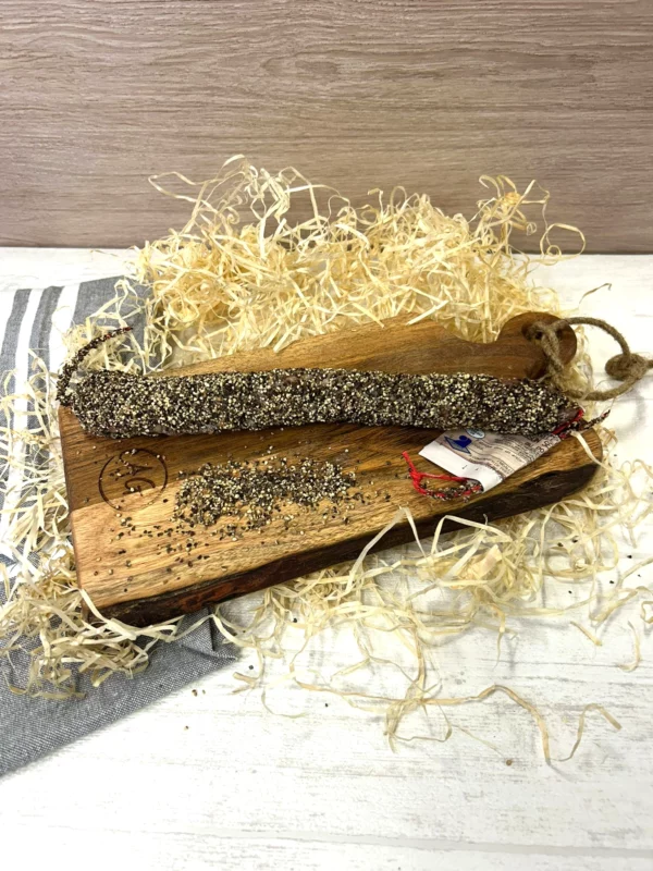 Saucisson enrobé au poivre 🇫🇷