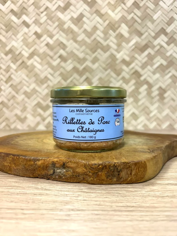 Rillettes de porc aux châtaignes 🇫🇷