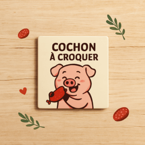 Magnet - Cochon à croquer