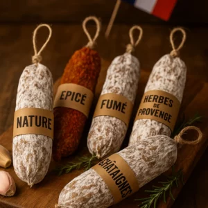 Sélection de 5 saucissons 🇫🇷